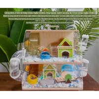Siêu phẩm lồng 2 tầng Hamster full pk