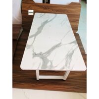 SIÊU PHẨM MỚI bàn ngồi bệt gấp gọn kiểu nhật chân sơn trắng siêu rộng 120x60 dày 15mm cao 35cm