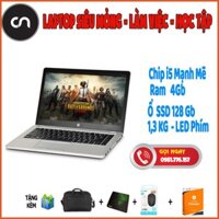 Siêu Phầm Mỏng Nhẹ Laptop HP Folio 9470M Ram 8Gb, SSD 128Gb , vỏ nhôm siêu mỏng , phím led sáng sang trọng. -Tặng PK