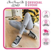 🔥SIÊU PHẨM THU ĐÔNG 🔥Quần Legging Nữ Dài Cạp Cao MICKY - Quần Vải Nữ Len Tăm Lưng Thun Dáng Legging Siêu Co Dãn