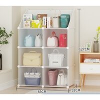 Siêu Phẩm Tủ Nhựa Ghép Đa Năng Đựng Túi Xách Đồ Chơi, Mỗi Ngăn Tủ 42x32x32cm, Nhiều Màu Sắc Nhiều Kiểu Dáng