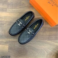 [Siêu Quà] Giày Lười Louis Dập vân ô vuông