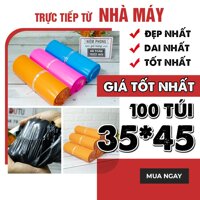 [SIÊU RẺ] 100 Túi Đóng Hàng Niêm Phong Tự Dính Chuyên Dụng Cho Nhà Bán Hàng Kích thước 35x45