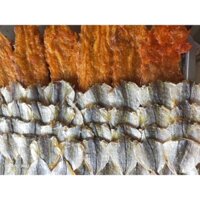 (siêu rẻ) 750g khô cá ( Cá Chỉ Vàng to dày thịt, ngon ngọt tự nhiên loại 1 và Khô Cá Mối ngọt không xương ngon loại 1)