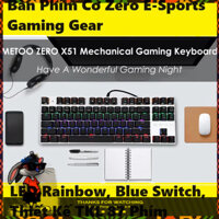 .:SIÊU RẺ:. Bàn Phím Cơ Zero E-Sports Gaming Gear: Đối Tác Tin Cậy Cho Mọi Game Thủ - LED Rainbow, Blue Switch, 87 Phím