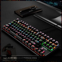 .:SIÊU RẺ:. Bàn phím cơ Gaming Leaven K550 Blue Switch TKL 87 phím , LED RGB , chống nước