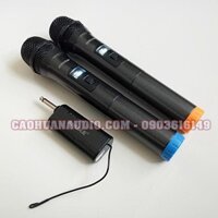 SIÊU RẺ--Bộ 2 Micro không dây cho loa kéo / amply sóng UHF