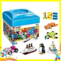 [Siêu Rẻ] Bộ Lego Hộp Vuông 460 Chi Tiết