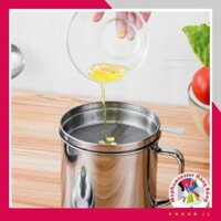 SIÊU RẺ Ca lọc dầu ăn 1.5L INOX 304, lọc cặn dầu chiên
