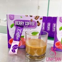 [SIÊU RẺ] Cà Phê Giảm Cân Mâm Xôi Berry Coffee ( Hộp 12 gói)