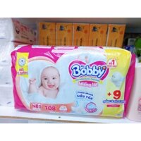[Siêu rẻ chính hãng]  Miếng lót Bobby Newborn1(108m tặng thêm 9 miếng) cho trẻ dưới 1 tháng tại shoptuongvy