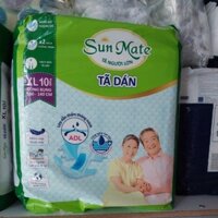[siêu rẻ chính hãng] Tã dán Sunmate size XL10 (100-140cm)