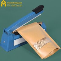 [SIÊU RẺ] Combo 100 Chiếc Túi Zip Giấy Kraft Nâu 15x22_Bao Bì Phương Anh