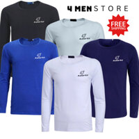 [SIÊU RẺ] Combo 5 Áo thun nam tay dài thể thao cổ tròn vải thun lạnh cao cấp mặc nhà đi chơi