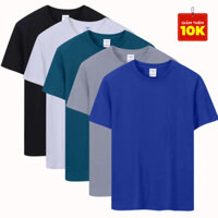 [SIÊU RẺ] Combo 5 áo thun nam basic ngắn tay cổ tròn, chất thun co giãn mềm mại, thoáng mát Menswear