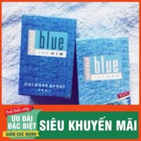 [Siêu Rẻ] [Combo HOT] - nước hoa blue 2 hộp Nam-Nữ Singapore