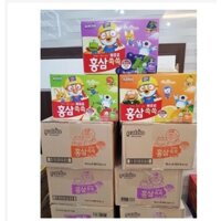 [Siêu Rẻ] Hộp 10 Túi Nước Hồng Sâm Pororo Paldo Hàn Quốc Các Vị