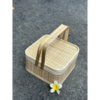 [SIÊU RẺ] Hộp quà tặng, giỏ đựng quà tết, làn tre đựng trái cây, đựng hạt dinh dưỡng, mỹ phẩm, thực phẩm, hộp đựng yến