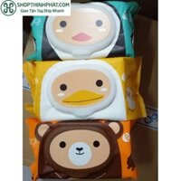 (SIÊU RẺ) Khăn ướt Agi Hàn Quốc 100 tờ không mùi