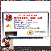 .:SIÊU RẺ:. Màn hình Laptop 15.6 inch LED Mỏng SLIM - 30 pin (1366x768 HD / 1920x1080 Full HD) Thay Thế Cho Dell HP Leno