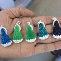 (Siêu rẻ) Mặt phật bà bọc bạc