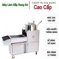 Siêu Rẻ Máy Làm Bắp Rang Bơ Tự Động Công Nghiệp, Tốc Độ Cao, Chất Liệu Inox 304 Cao Cấp.