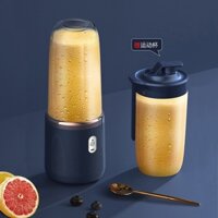 [SIÊU RẺ] MÁY XAY SINH TỐ MINI 2 CỐI, MÁY XAY SINH TỐ 6 LƯỠI JUICING CUP 300ML - MÁY XAY THỰC PHẨM CHẠY PIN, SẠC USB