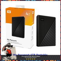 .:SIÊU RẺ:. Ổ cứng di động HDD 2.5 inch WD My Passport 4TB Portable USB 3.2 New Chính Hãng 100% - Fullbox ổ kích thước n
