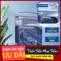 SIỂU RẺ  -  Quạt Điều Hòa Mini Hơi Nước Để Bàn, Hẹn Giờ Thông Minh, Quạt Hơi Nước Mini Có Khay Chứa Đá, Hẹn giờ