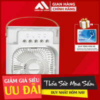 SIỂU RẺ  -  Quạt Điều Hòa Mini, Quạt Phun Sương Để Bàn 5 Cập Độ Gió Chế Độ Hẹn Giờ Thông Minh Dung Tích 600ml, Bảo Hành