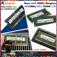 .:SIÊU RẺ:. Ram LAPTOP 4GB 8GB DDR3 các hãng Hynix / Samsung / Kington Bus 1600Mhz PC3 12800 1.5V