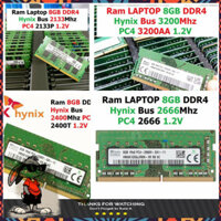 .:SIÊU RẺ:. Ram Laptop DDR4 ( Hynix ) 8GB Bus 2133Mhz 2400Mhz 2666Mhz 3200Mhz PC4 2133P 2400T 2666V 3200AA  Dùng Cho Máy