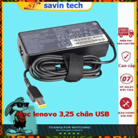 .:SIÊU RẺ:. Sạc laptop lenovo 3,25 chân usb savintech, sạc thinkpad zin cao cấp chân vuông bảo hành 12 tháng