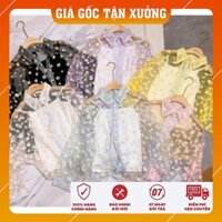 Siêu Rẻ - Sét áo sơ mi hoa cúc kèm áo 2s