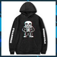 SIÊU RẺ- [ SIÊU RẺ ] - NEW- Áo hoodie hóa trang nhân vật Sans trò chơi Undertale (có bán lẻ) - chất lượng từng chi tết