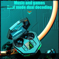 .:SIÊU RẺ:.  Tai Nghe gaming N35 Chơi Game 9D bluetooth 5.2 TWS Lõi Kép Chống Thấm Nước ,Chế Độ Trễ Bằng Không, Bass Căn