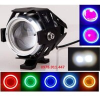 SIÊU RẺ - Trợ sáng U7 viền LED thiên thần 1 màu có khung viền sắt