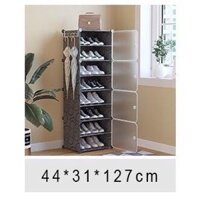 Siêu rẻ tủ giày nhựa lắp ghép đa năng 8 ngăn nhỏ