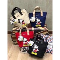 [Siêu Rẻ]  Túi Canvas ANELLO Micky Nội Địa Trung