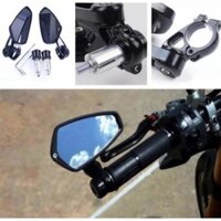 SIÊU RẺ VỚI BỘ 2 GƯƠNG GÙ XE MÁY GẮN CHÂN KÍNH LOẠI ĐẸP CỰC CHẤT