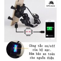 SIÊU RẺ VỚI BỘ KẸP ĐIỆN THOẠI GẮN TRÊN XE MÁY KÈM SẠC ĐIỆN THOẠI USB CỰC CHẤT