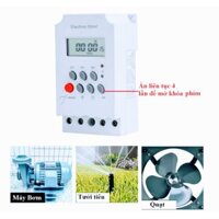 SIÊU RẺ VỚI CÔNG TẮC BẬT TẮT THIẾT BỊ ĐIỆN HẸN GIỜ THÔNG MINH HÀNG CAO CẤP LOẠI 1