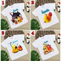 SIÊU SALE - 4 mẫu áo thun ấu trùng tinh nghịch Larva in tại shop  Có đủ size trẻ em - mẫu 4,XXL