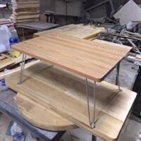 [Siêu sale] Bàn xếp gấp gọn học sinh vân gỗ đẹp, chân chắc chắn, kích thước 40x60 cm