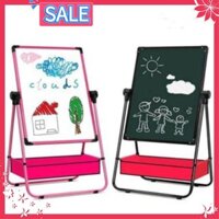 [SIÊU SALE] Bảng Học Viết Vẽ 2 Mặt Xoay 360 -BẢNG EDU -Bảng di động 2 mặt có giá vẽ cho bé yêu siêu xinh