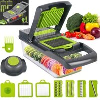 [SIÊU SALE] Bộ dụng cụ nạo rau củ đa năng ,có nắp tích hợp dao cắt thái gọt nạo bào sợi  kiểu hạt lựu đa năng tiện lợi