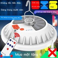 [Siêu Sale] Bóng đèn sạc năng lượng mặt trời cho quầy hàng chợ đêm, đèn LED siêu sáng tiết kiệm điệ