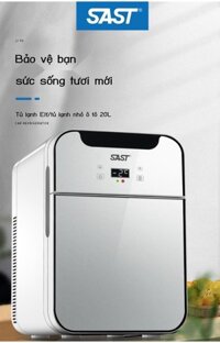 [Siêu Sale] Chính hãng SAST xe 20L tủ lạnh mini 12v nhà xe đa dụng nhỏ làm lạnh mỹ phẩm sữa mẹ chỗ
