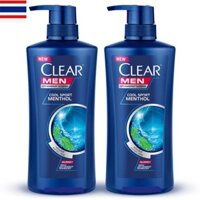 SIÊU SALE _COMBO 2 dầu gội clear men 450ML và clear bạc hà 480 ML