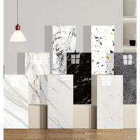 [Siêu Sale] COMBO 50 tấm dán tường phủ nhựa PVC 3D Kích Thước 60x30cm tráng nhôm mặt sau xốp dán tường pvc vân đá bóng